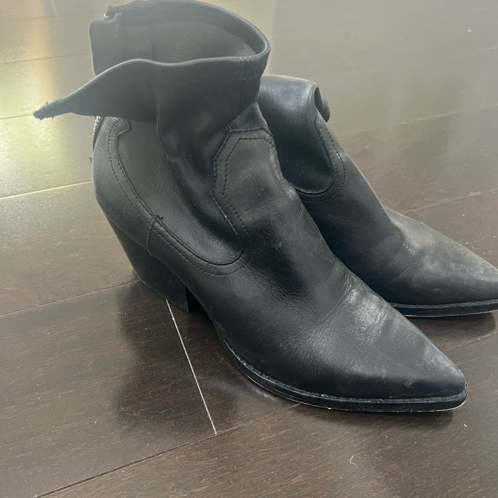 Dolce Vita Black Heeled Ankle Boots